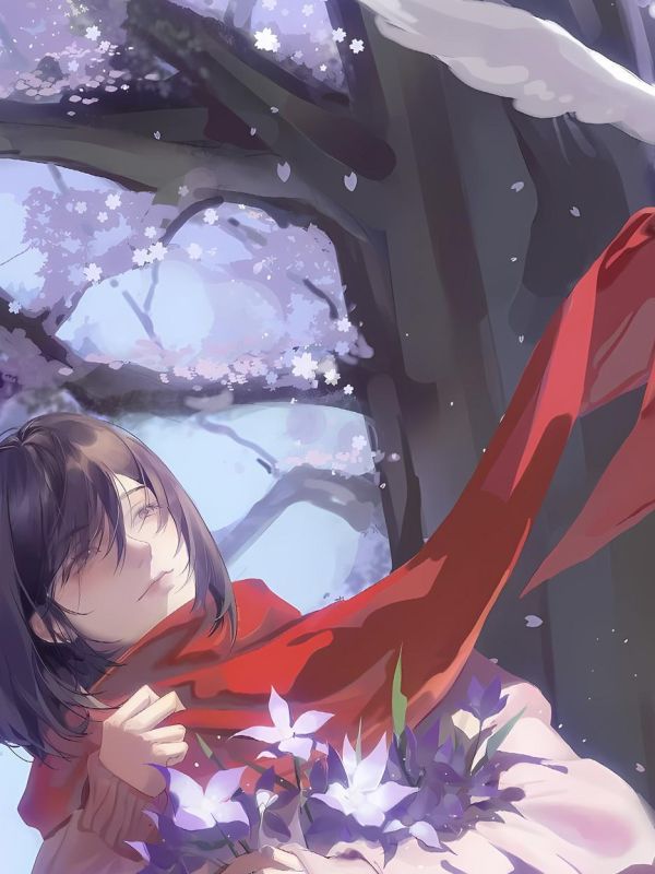 【海外代購】星空 《圍巾三笠》進擊的巨人艾倫E三笠利威爾兵長調查兵團動漫裝飾畫 