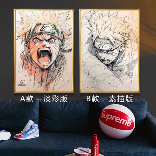 【海外代購】千鳥社 火影忍者 漩渦鳴人 單人照 潮流 裝飾畫 