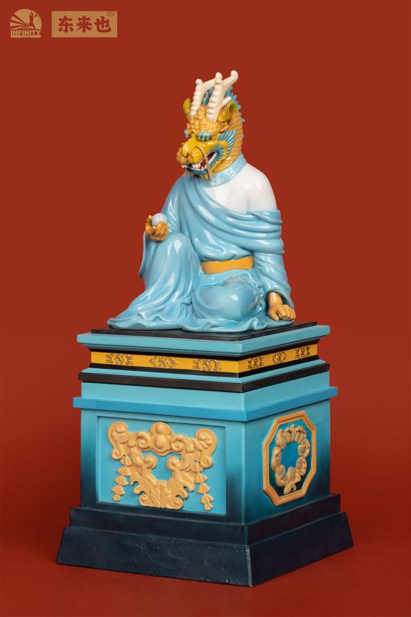 【海外代購】開天 東來也 十二生肖獸首全身像 辰龍-碧海龍吟 