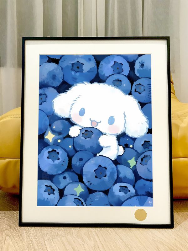 【海外代購】星空 《藍莓玉桂狗》裝飾畫 