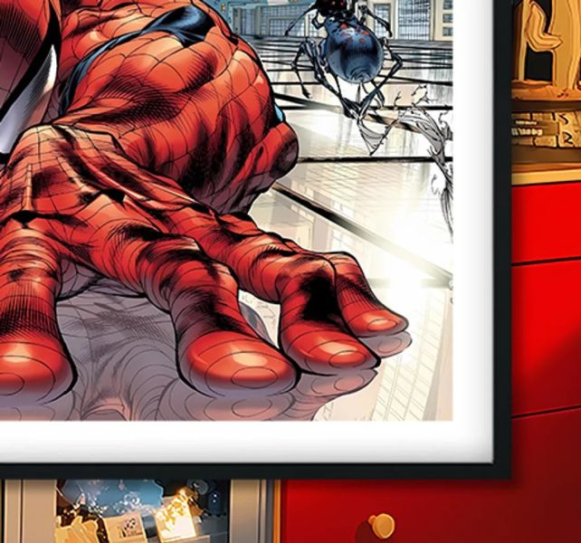 【海外代購】巴洛克《蜘蛛俠出擊》漫威彼得帕克復仇者聯盟裝飾畫冰箱貼 