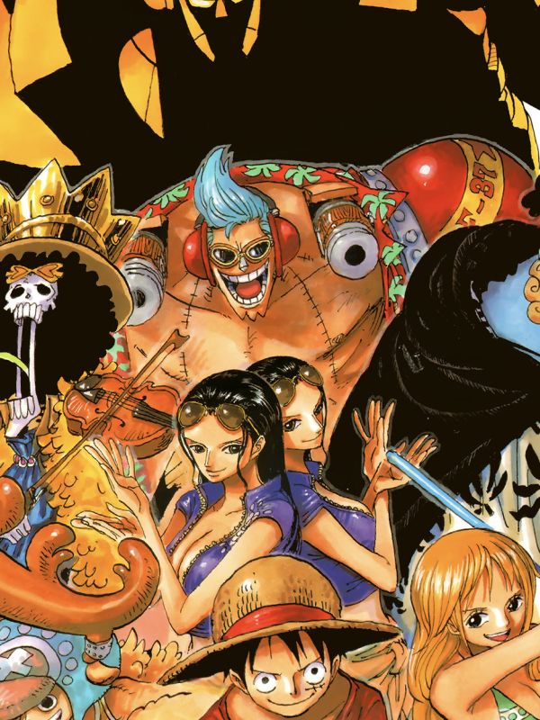 【海外代購】星空 《草帽十人組》魯夫娜美羅賓海賊王索隆女帝onepiece動漫裝飾畫 