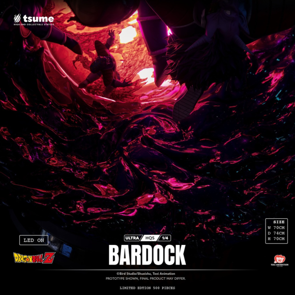 【預定】TSUME Ultra HQS BARDOCK 七龍珠 巴達克 