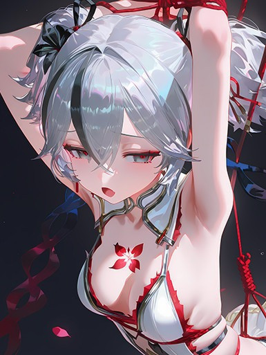 【海外代購】巴洛克 《椿》鳴潮Camellya花女秧秧白芷裝飾畫冰箱貼 