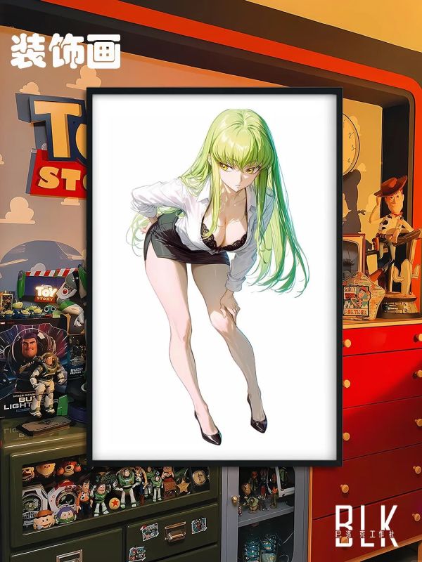 【海外代購】巴洛克 《短裙CC》Code Geass 反叛的魯路修裝飾畫冰箱貼 