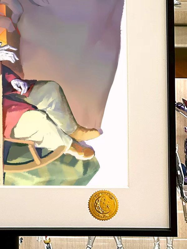 【海外代購】星空 《二喬》JOJO的奇妙冒險承太郎仗助徐倫迪奧Dio石鬼面動漫裝飾畫 