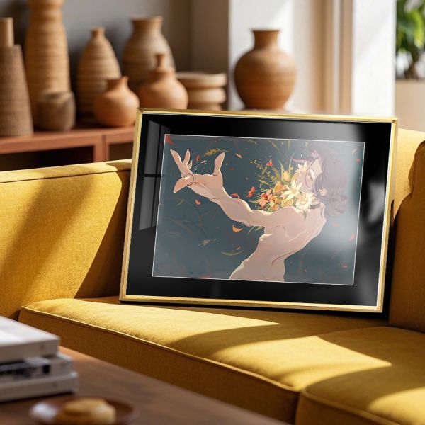 【海外代購】千鳥社  《蕾塞的獨舞》 鏈鋸人電鋸人蕾塞Reze波姆Bomb炸彈惡魔二次元午睡毯地毯裝飾畫 