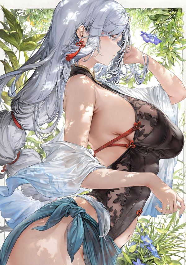 【海外代購】H2 《申鶴》原神孤辰煢懷阿鶴二次元裝飾畫 