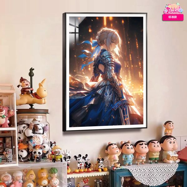 【海外代購】阿喵畫社《Fate》背水一戰系列 斬星 吾王saber 8k超大高清裝飾畫 