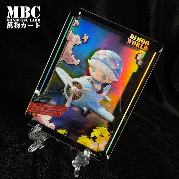 【海外代購】黑白畫映 B&W MBC Manbutsu Card 迪莫 Dimoo 桌面立體裝飾卡磚 