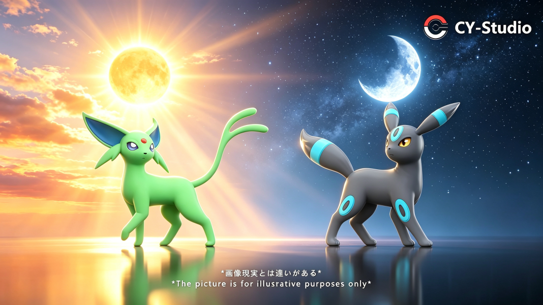 【預定】城憶 CY 太陽伊布&月亮伊布 