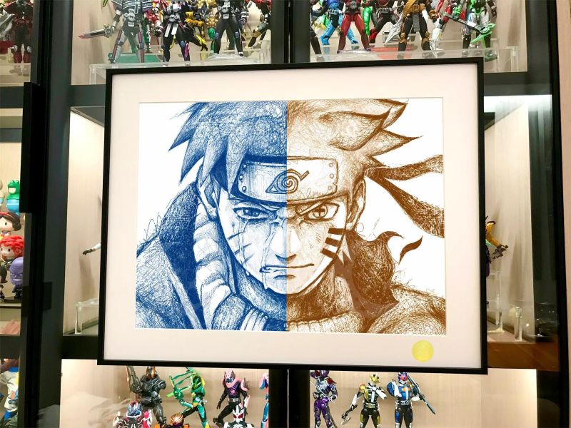 【海外代購】星空 《飛線鳴人》火影忍者NARUTO裝飾畫 