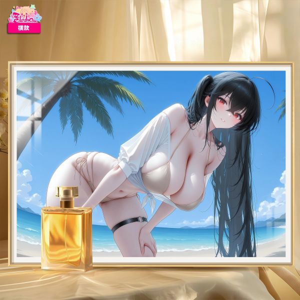 【海外代購】阿喵畫社 海景風情 大鳳 新品12K主題超清裝飾畫 冰箱貼 