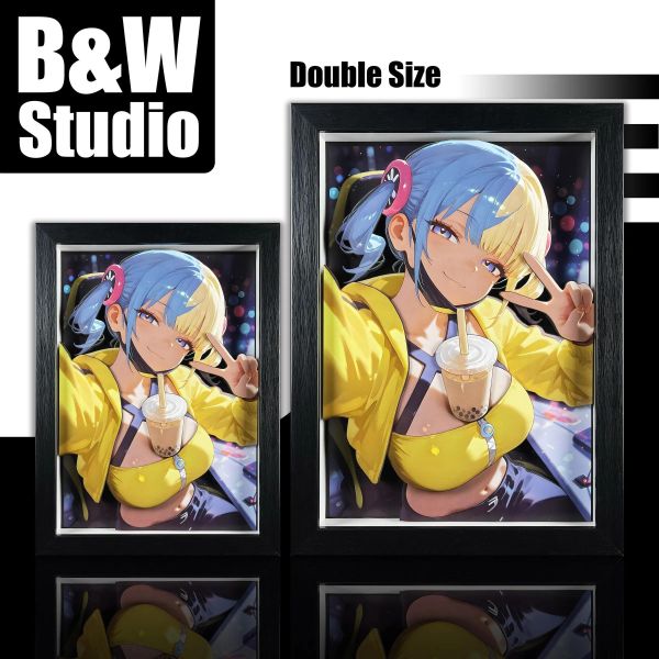 【海外代購】黑白畫映 B&W Canari卡娜莉 立體裝飾畫 