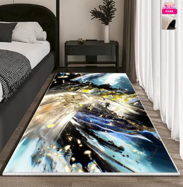 【海外代購】阿喵畫社 滄元圖 隔間紅塵三十里 裝飾氛圍感發光燈帶裝飾畫 發光滑鼠墊 床頭地墊 