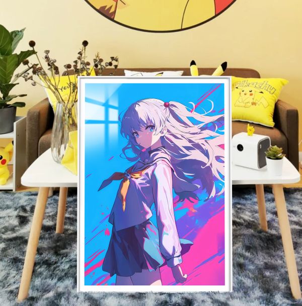 【海外代購】阿喵畫社 夏洛特Charlotte 友利奈緒 8k超清裝飾畫 