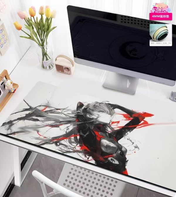 【海外代購】阿喵畫社 eva新世紀福音戰士12k超清裝飾畫 墨染 明日香 