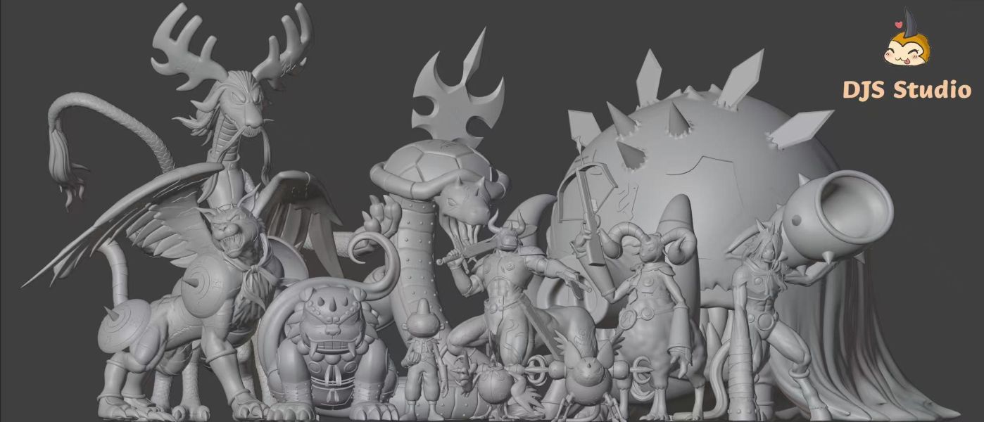 【預定】獨角獸 DJS 十二帝魔系列 山豬獸 天龍獸 飛鼠獸 