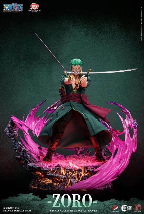 【預定】朗宙 集美殿堂 《航海王》 羅羅諾亞·佐羅 1/6 鉑金矽膠可動人偶 