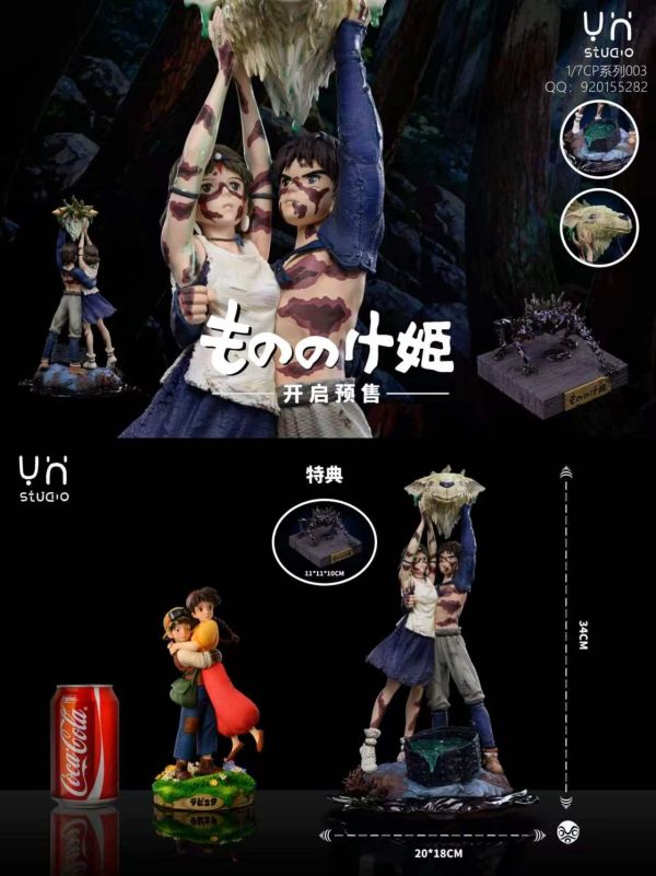 【預定】螢火 YH 宮崎駿CP系列003 憤怒的山獸神 