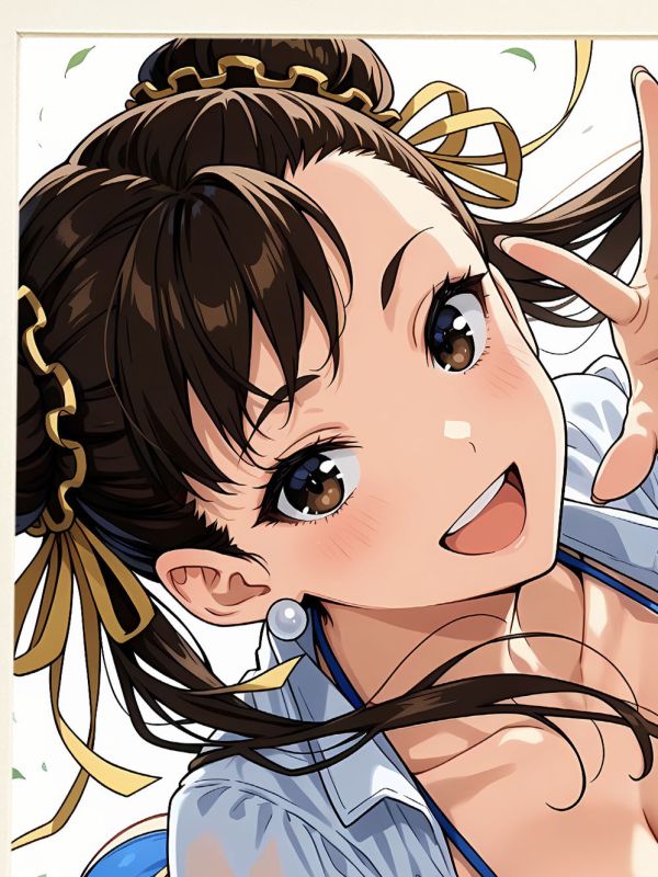 【海外代購】星空《泳裝春麗》街頭霸王不知火舞Chun-Li二次元裝飾畫 