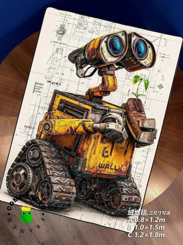 【海外代購】皇呱 《孤獨的守候者瓦力》機器人總動員裝飾畫 午睡毯 地毯 