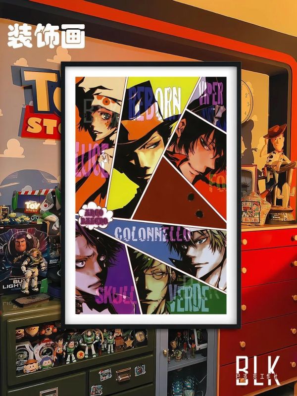 【海外代購】巴洛克 《彩虹七子》家庭教師裝飾畫冰箱貼 