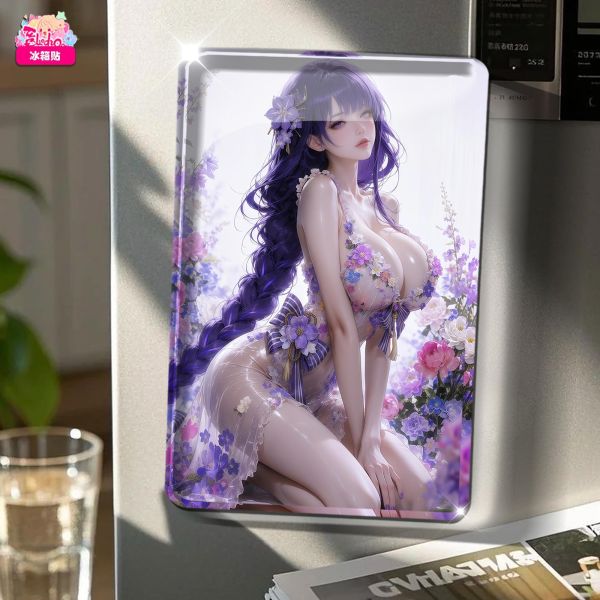 【海外代購】阿喵畫社 花魁 雷電將軍 新品8k主題超清裝飾畫 地墊 午睡毛毯 冰箱貼 