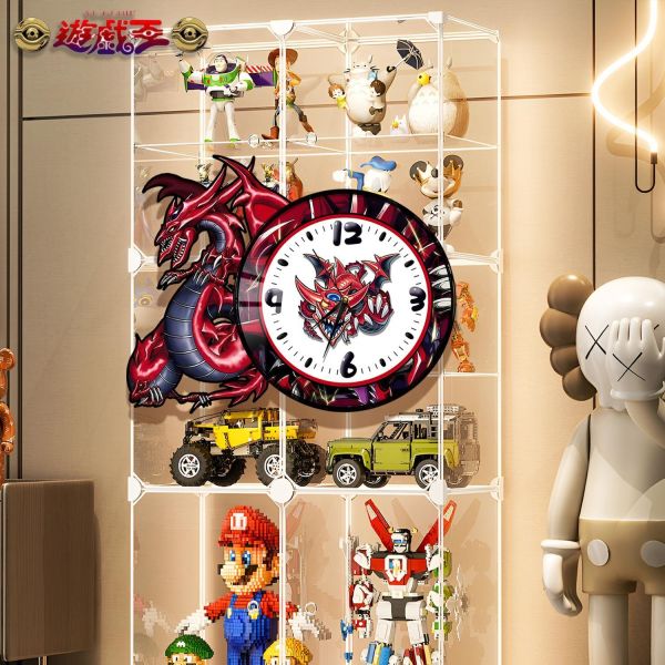 【海外代購】阿喵畫社 天空龍鐘錶 新品靜音異形時鐘 