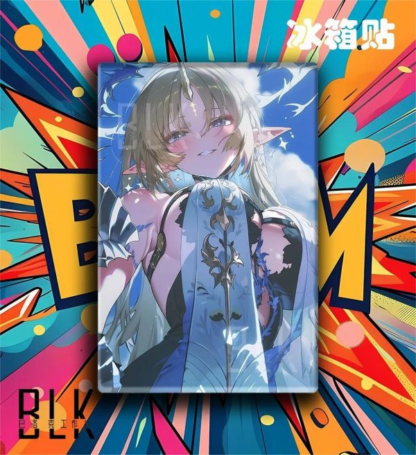 【海外代購】巴洛克 《微笑卡提希婭》鳴潮殉道聖女裝飾畫冰箱貼 