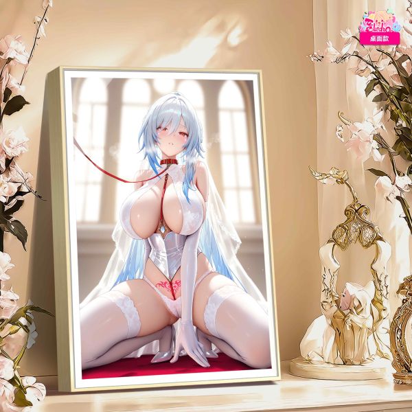 【海外代購】阿喵畫社 羞羞 婚紗鏡流 新品8k超大高清裝飾畫 午睡毛毯  護腕滑鼠墊 