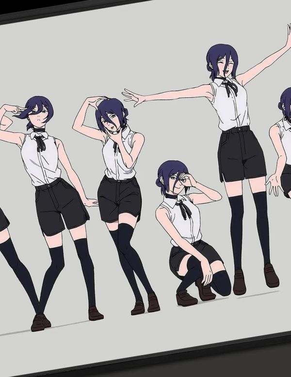 【海外代購】千鳥社 《蕾塞跳舞》鏈鋸人IRIS OUT炸彈惡魔鼠標墊裝飾畫 