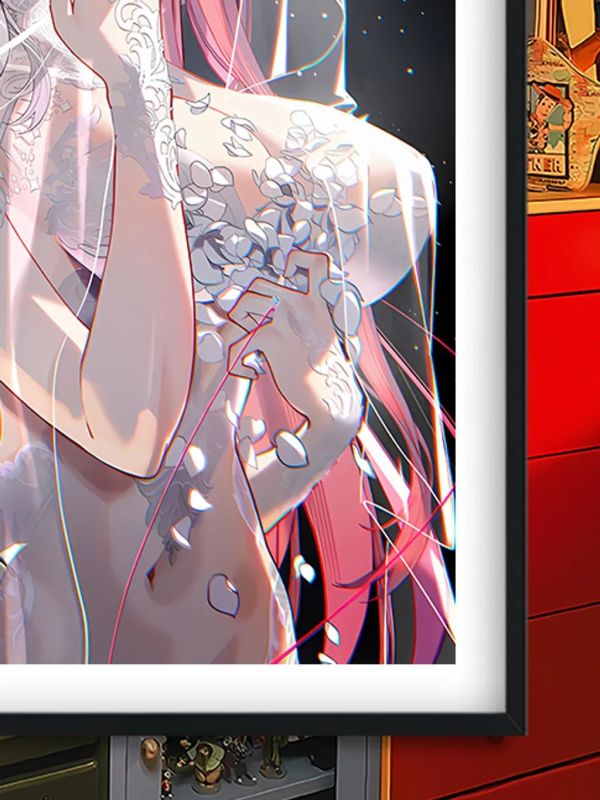 【海外代購】巴洛克 《昔漣》崩壞：星穹鐵道Cyrene裝飾畫冰箱貼 