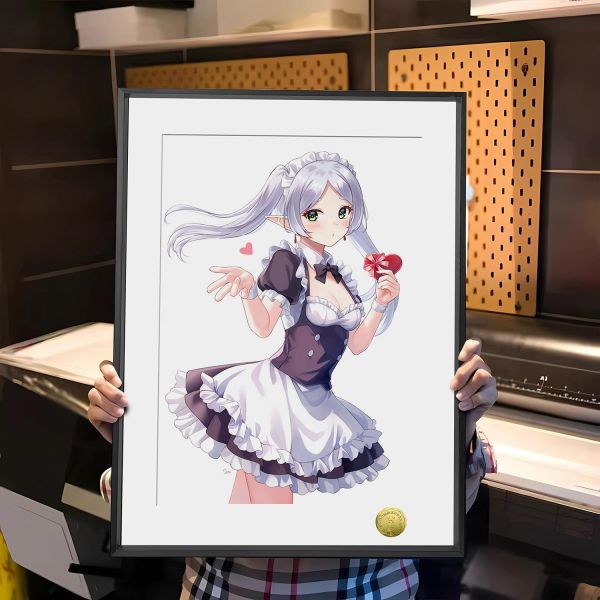 【海外代購】皇呱 《可愛女僕芙莉蓮》 被埋葬的芙莉蓮可愛女僕芙莉蓮同人周邊裝飾畫 午睡毯  地毯 