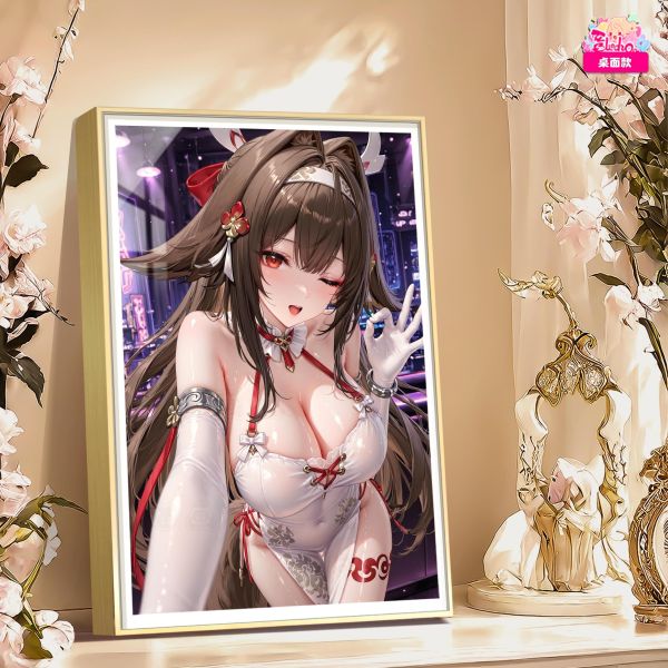 【海外代購】阿喵畫社 夜景 葉瞬光裝飾畫 絕區零 