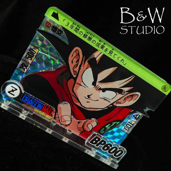【海外代購】黑白畫映 B&W Studio 亞克力鐳射立牌 龍珠本彈43/44/45號卡 悟空 比克 DCS-043/DCS-044/DCS-045 