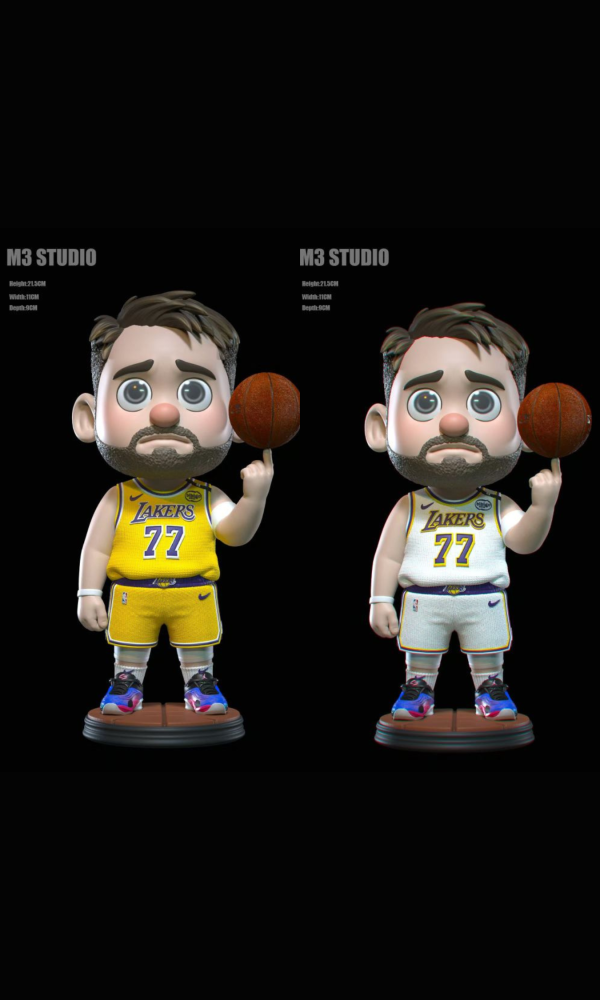 【預定】M3 盧卡·東契奇 湖人隊Q版雕像GK NBA球星 