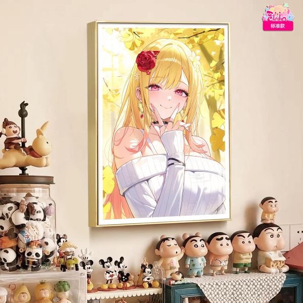 【海外代購】阿喵畫社 溫柔的秋風 喜多川 8k主題高清裝飾畫 午睡毛毯 冰箱貼 