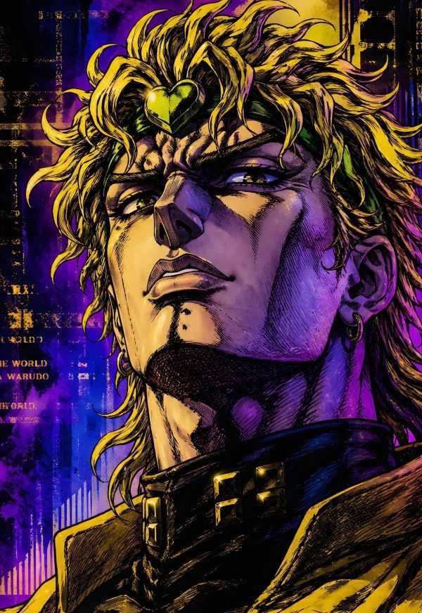 【海外代購】H2工作室《迪奧》JOJO的奇妙冒險迪奧布蘭度裝飾畫 