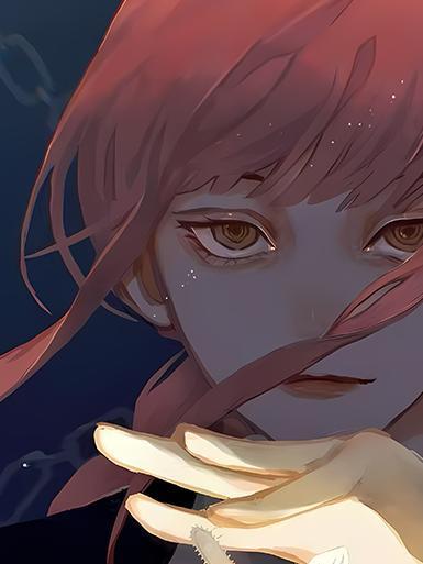 【海外代購】巴洛克 《支配者瑪奇瑪》Chainsaw Man鏈鋸人Makima蕾塞篇電次帕瓦動畫裝飾畫冰箱貼 