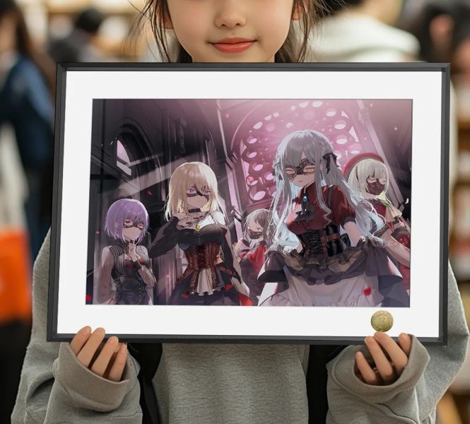 【海外代購】皇呱《金屬樂隊Ave Mujica》裝飾畫 午睡毯 地毯 