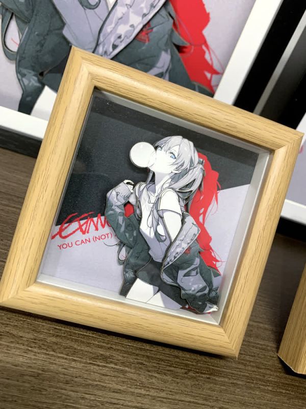 【海外代購】萌萌匠 EVA 綾波麗 明日香 立體手工裝飾畫 