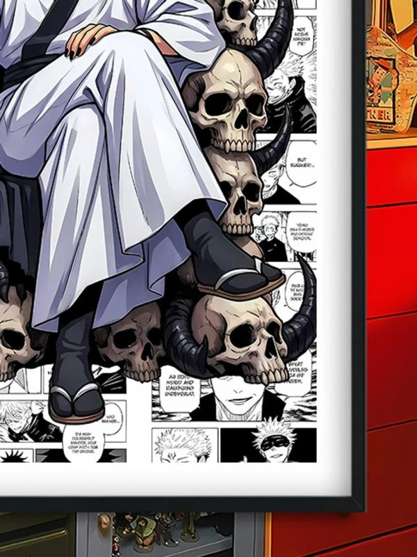 【海外代購】巴洛克《王座宿儺》咒術回戰裝飾畫冰箱貼 