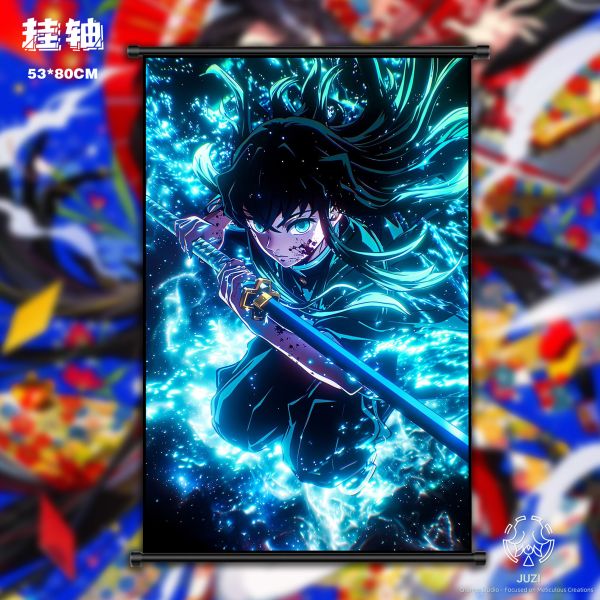【海外代購】橘子 JUZI 壹之型霞柱 冰箱貼 色卡紙 
