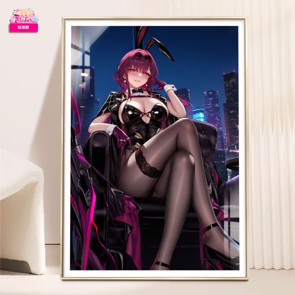 【海外代購】阿喵畫社 星穹鐵道 崩壞 黑絲卡芙卡 8k超大高清裝飾畫 