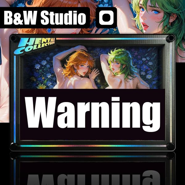 【海外代購】黑白畫映 B&W Ben's Delusion Ben的妄想世界系列桌面裝飾卡磚第三十四彈 魔鈴×莎爾娜 