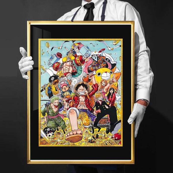 【海外代購】千鳥社 《海賊王卷頭彩頁》午睡毯地毯裝飾畫 