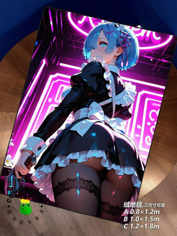 【海外代購】皇呱 《戰鬥女僕雷姆》Re：從零開始的異世界生活裝飾畫 午睡毯 地毯 