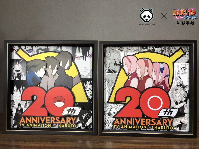 【海外代購】凹凸 Panda 火影集結群組 聯名發行 共鳴款第三彈 復刻火影忍者20週年春野櫻紀念框 