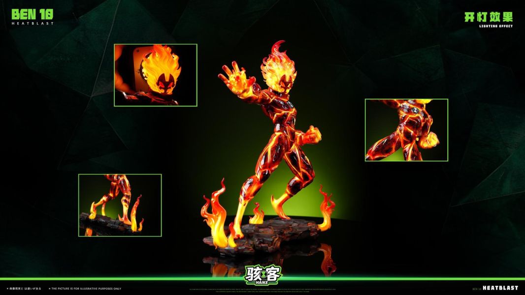 【預定】駭客 火人Heatblast 鑽石戰神Diamondhead 